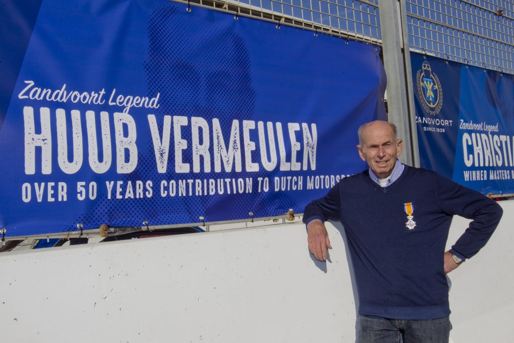 zandvoort 16.10.2016. Huub Vermeulen, koninklijk onderscheiden.