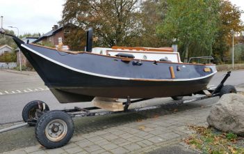 De betreffende boot (foto: Politie Alphen aan den Rijn)