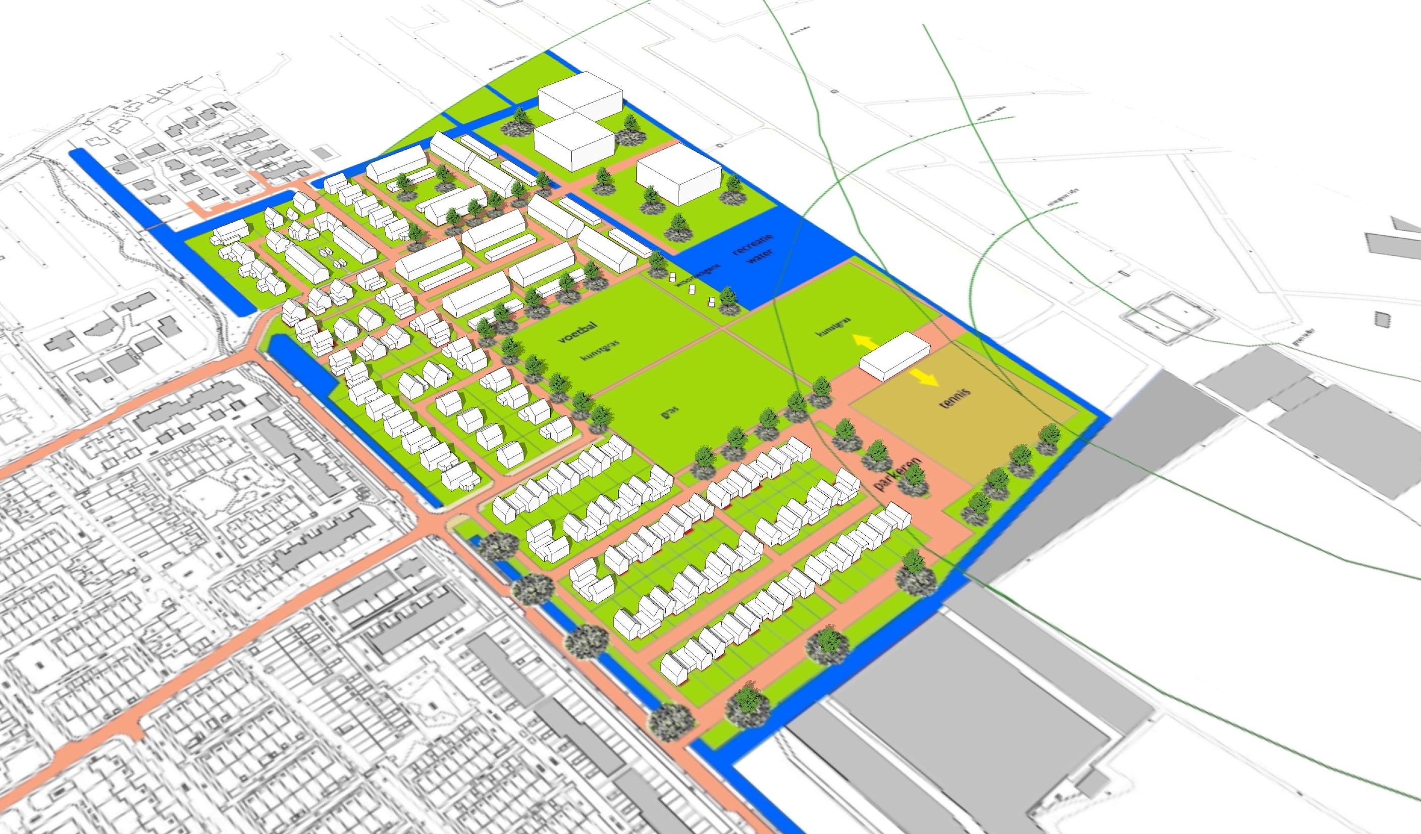 Weidedreef-Oost | illustratie: 2G Architecten